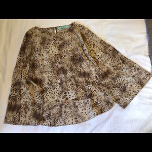 Karlie Animal Print Blouse